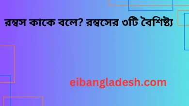 রম্বস কাকে বলে রম্বসের ৩টি বৈশিষ্ট্য