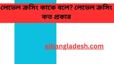 লেভেল ক্রসিং কাকে বলে লেভেল ক্রসিং কত প্রকার