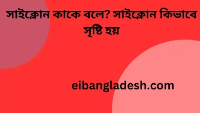 সাইক্লোন কাকে বলে সাইক্লোন কিভাবে সৃষ্টি হয়