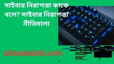 সাইবার নিরাপত্তা কাকে বলে সাইবার নিরাপত্তা নীতিমালা