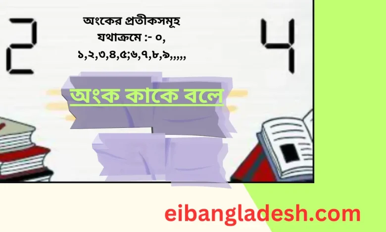 অংক কাকে বলে অংক কত প্রকার ও কী কী