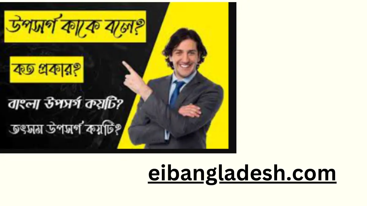 উপসর্গ কাকে বলে উপসর্গ কত প্রকারও কি কি উদাহরণসহ ব্যাখ্যা