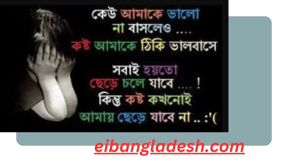 কষ্টের কিছু কথা ভালোবাসার