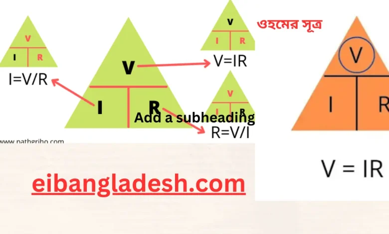 ওহমের সূত্র ব্যাখ্যা ও সীমাবদ্ধতা