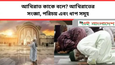 আখিরাত কাকে বলে আখিরাতের সংজ্ঞা, পরিচয় এবং ধাপ সমূহ