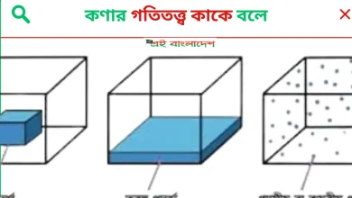 কণার গতিতত্ত্ব কাকে বলে