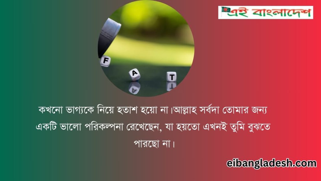 ভাগ্য নিয়ে উক্তি