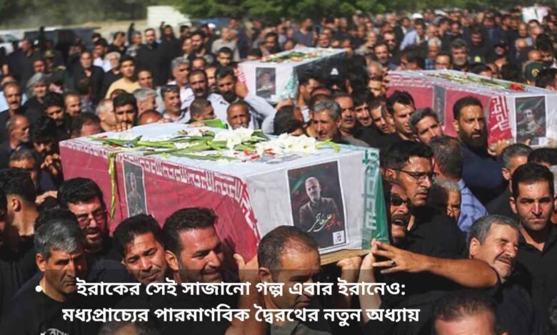 ইরাকের সেই সাজানো গল্প এবার ইরানেও মধ্যপ্রাচ্যের পারমাণবিক দ্বৈরথের নতুন অধ্যায়